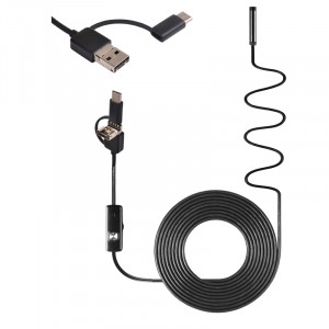 2m/5.5mm endoskop pre PC a Android USB/microUSB/USB-C Hard