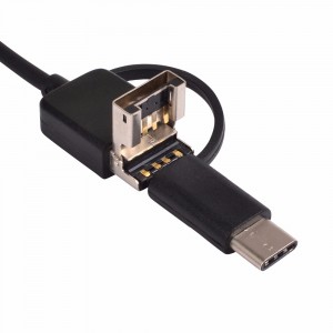 5m/8mm HD endoskop pre PC a Android USB/microUSB/USB-C Hard
