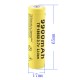 USB Power Banka na 1x 18650 batériu žltá