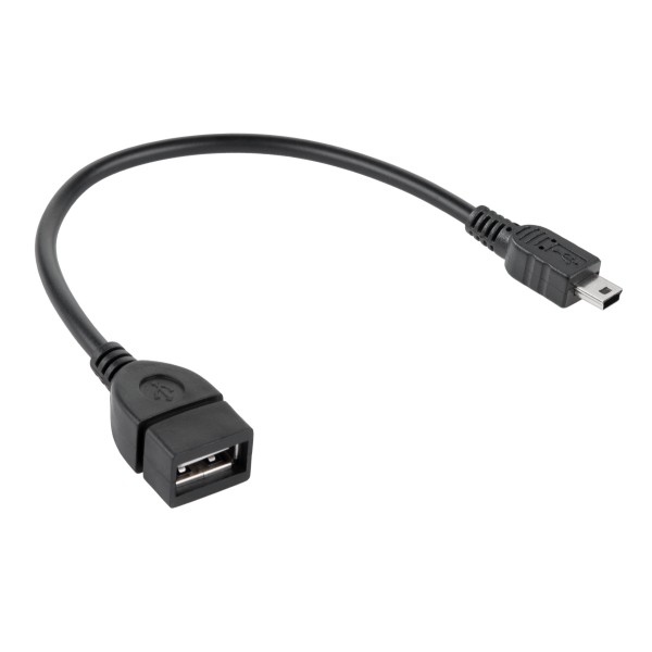 Cabletech OTG Kábel USB-A / miniUSB 20cm