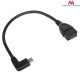 Kábel OTG USB 3.0 AF - USB-C Maclean MCTV-842