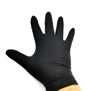 BRELA Pro Care L Nitrilové rukavice čierne nepúdrované D5000